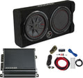 Kicker Comp RT 12ft Subwoofer Enclosure Package + Amp & Wire Kit