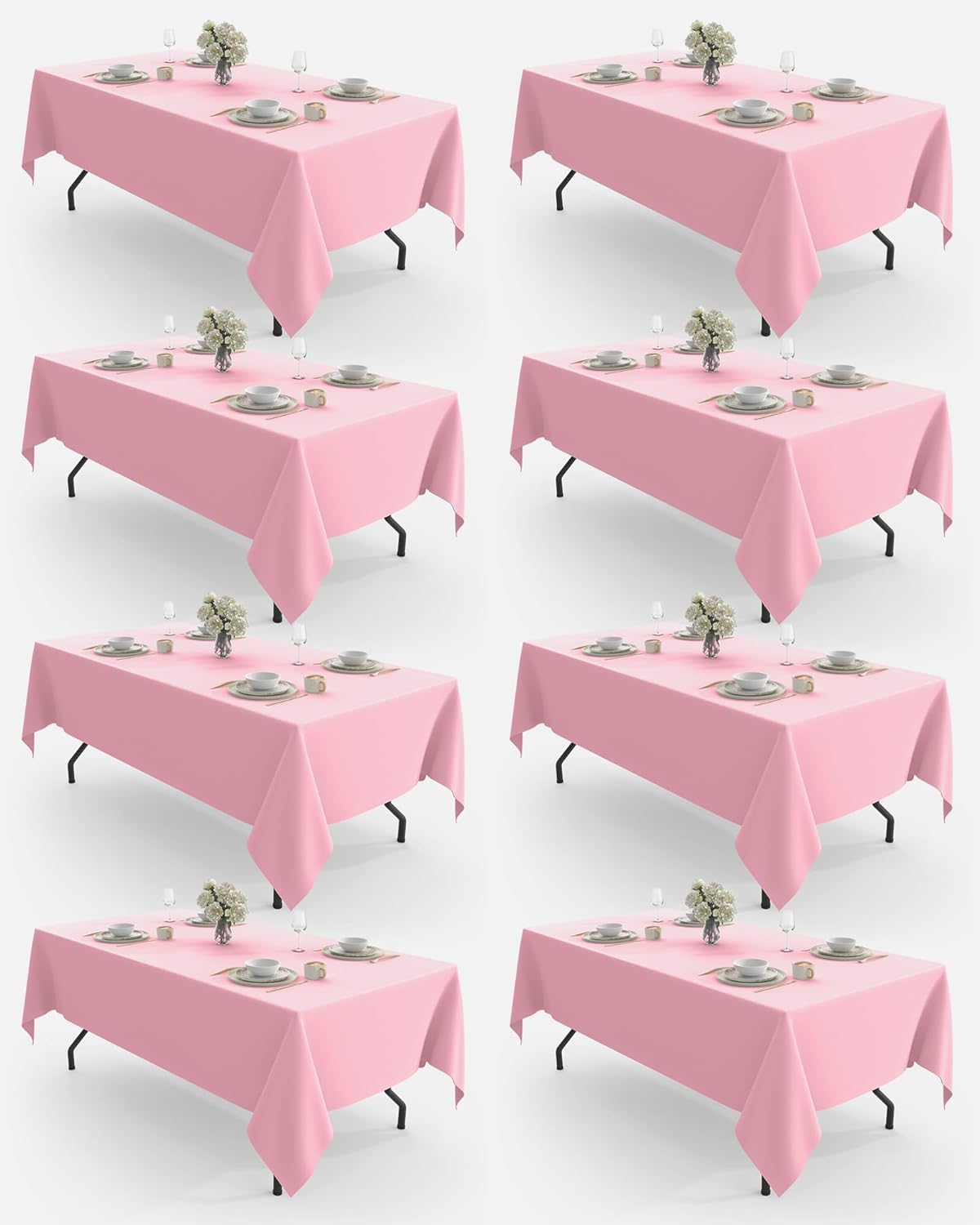 Pureegg Rectangle Table Cloth 60in x 84in for Every Occasion