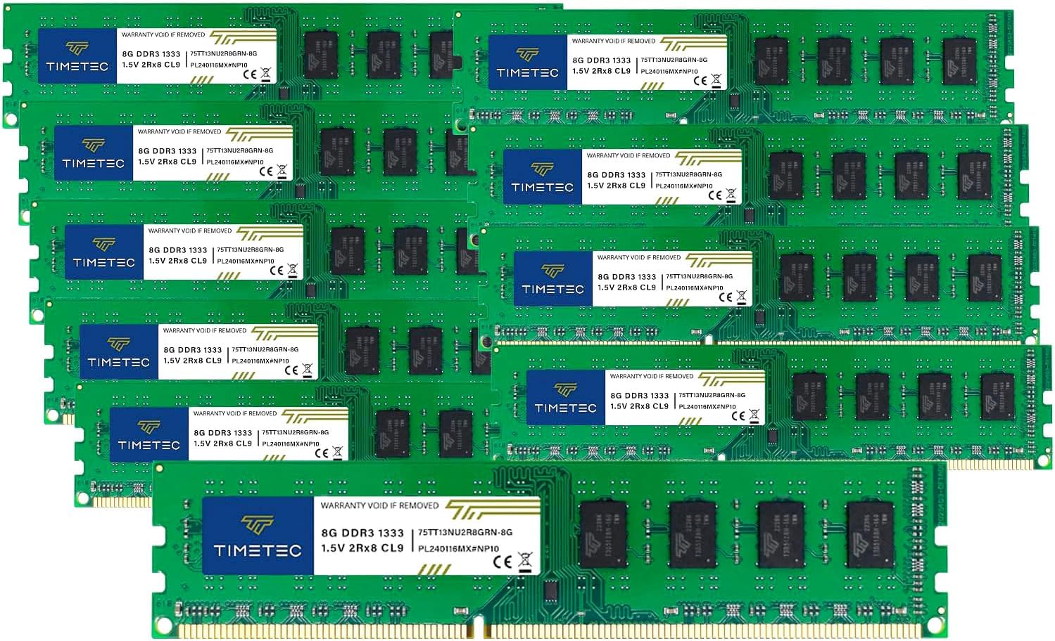 Timetec 80GB DDR3 1333MHz PC3-10600 RAM Upgrade for Desktops