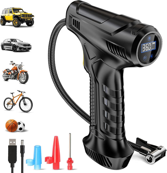 ZOPOM Rechargeable Tire Inflator - Inflates up to 150PSI!