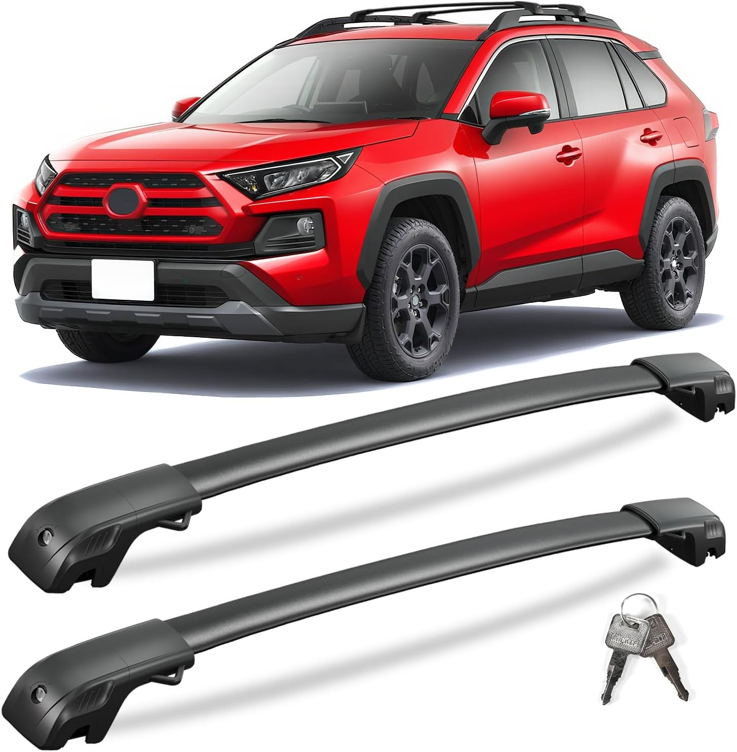KINGGERI Roof Rack Cross Bars for 2019-2025 Toyota RAV4