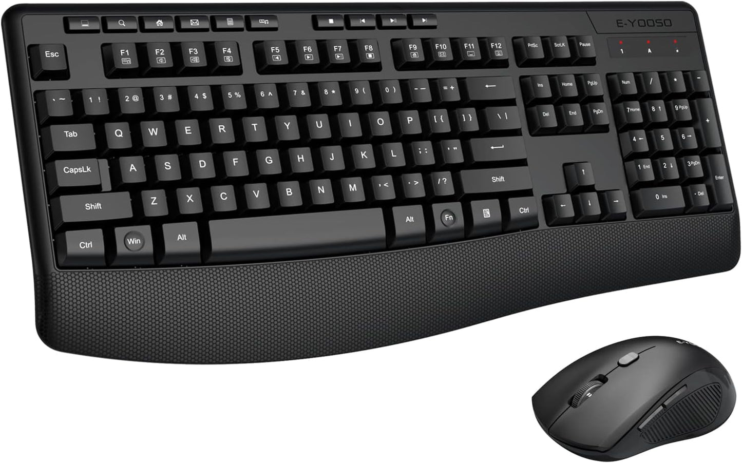E-YOOSO Wireless Keyboard & Mouse: Ergonomic Comfort