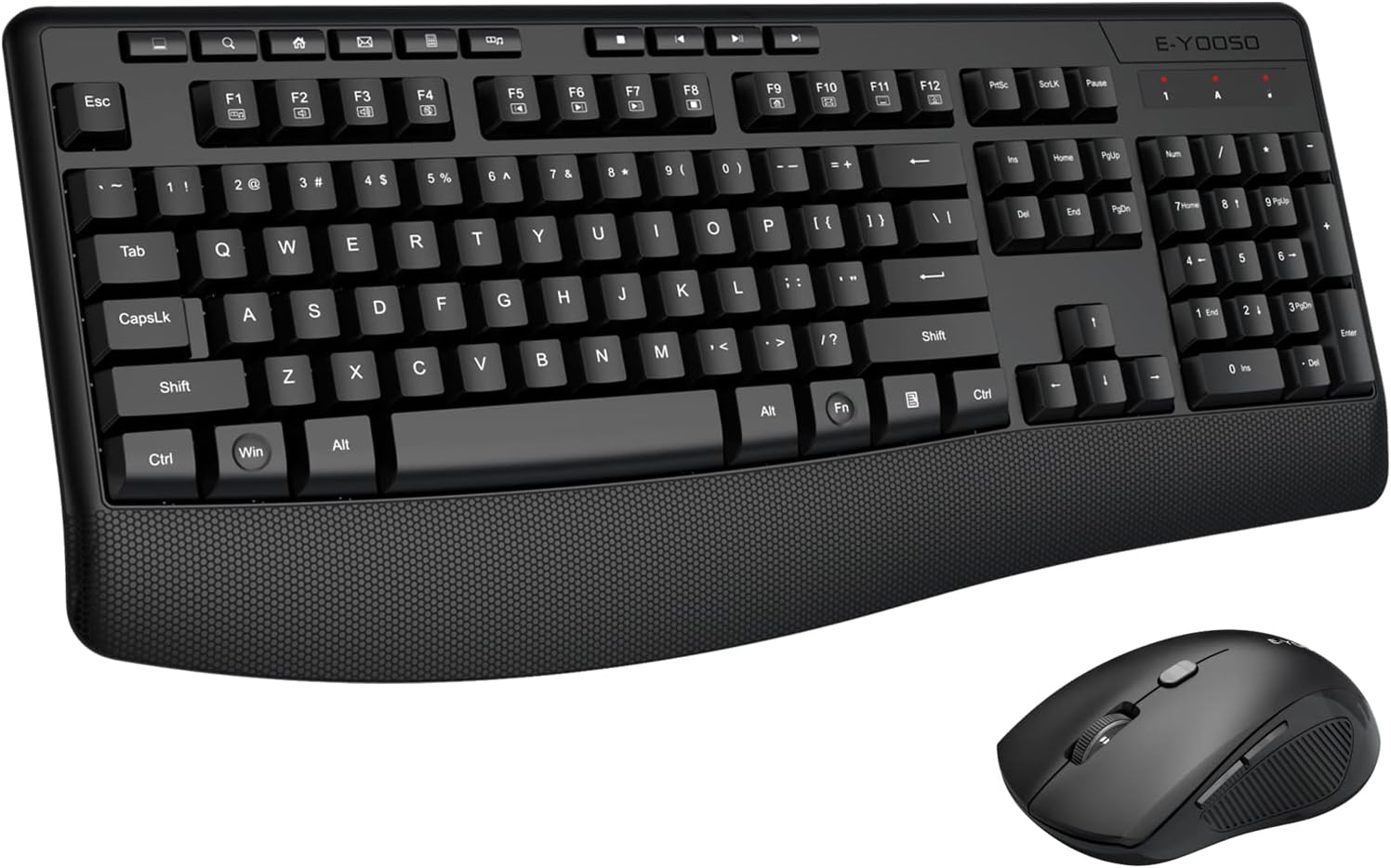 E-YOOSO Wireless Keyboard & Mouse: Ergonomic Comfort