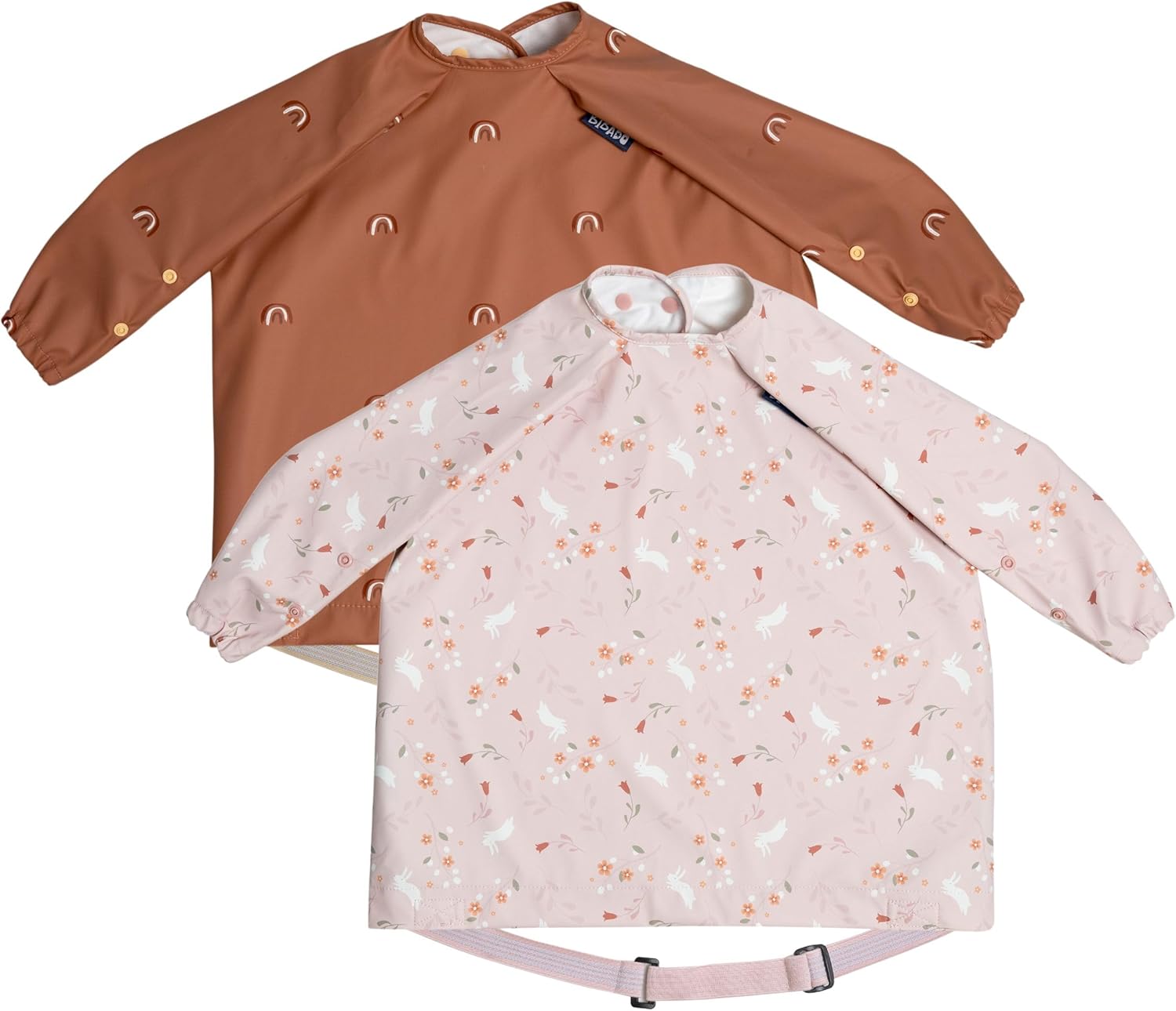 BIBaDO Long Sleeve Baby Bibs for Mess-Free Mealtime Fun
