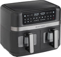 West Bend Double Up Air Fryer with Dual Basket and 15 Presets