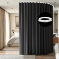 Room Divider Ceiling Mounted Blackout Curtain Track Set W12.5 x H9ft