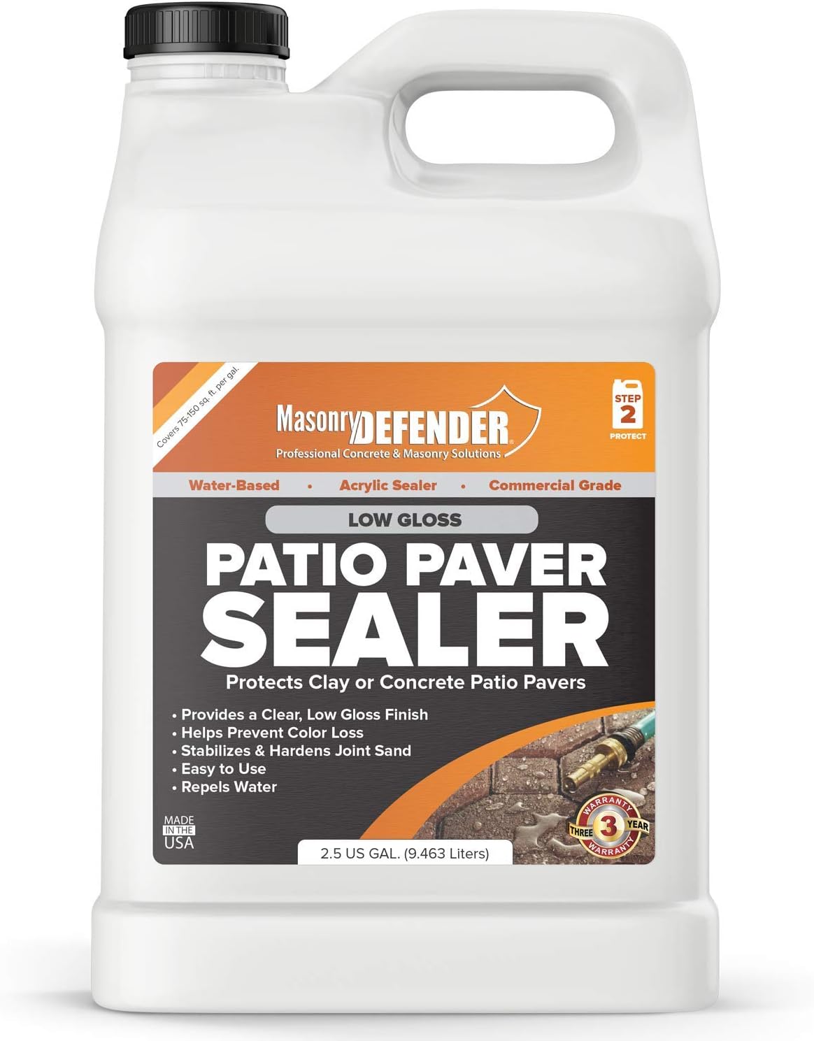 Low Gloss Patio Paver Sealer for Natural Stone Surfaces