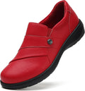 QAE Loafers for Women Orthopedic Shoes Comfortable Slip-Ons Work Flats