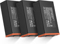 3 Pack Upgrade Replacement Battery for Moultrie Edge Trail Cameras