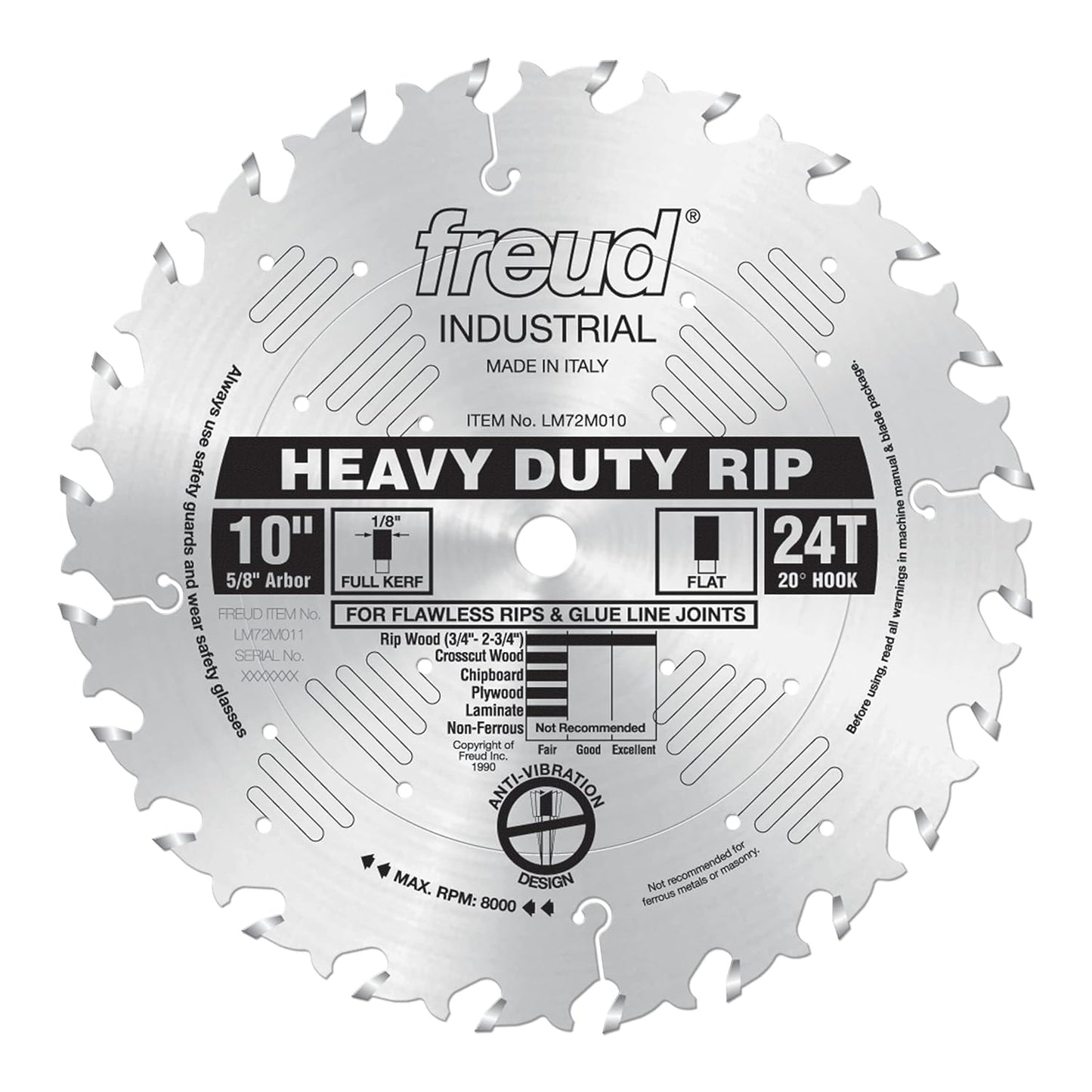 Freud Heavy-Duty Rip Saw Blade for Ultimate Ripping Performance