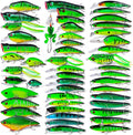 Bass Fishing Lures Kit Set Topwater Hard Baits - 50pc Assortment