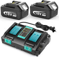 18V 6.0Ah Replace Battery for Makita BL1860 with Charger - Long Run