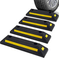 Pyle Curb Garage Vehicle Floor Safety Heavy Duty Rubber Stopper