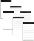 6 Pack Small Notepads Refills 3 x 5 in Lined Memo Pads - Pocket Ready