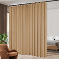 Room Divider Blackout Curtains with Flexible Ceiling Track - Privacy
