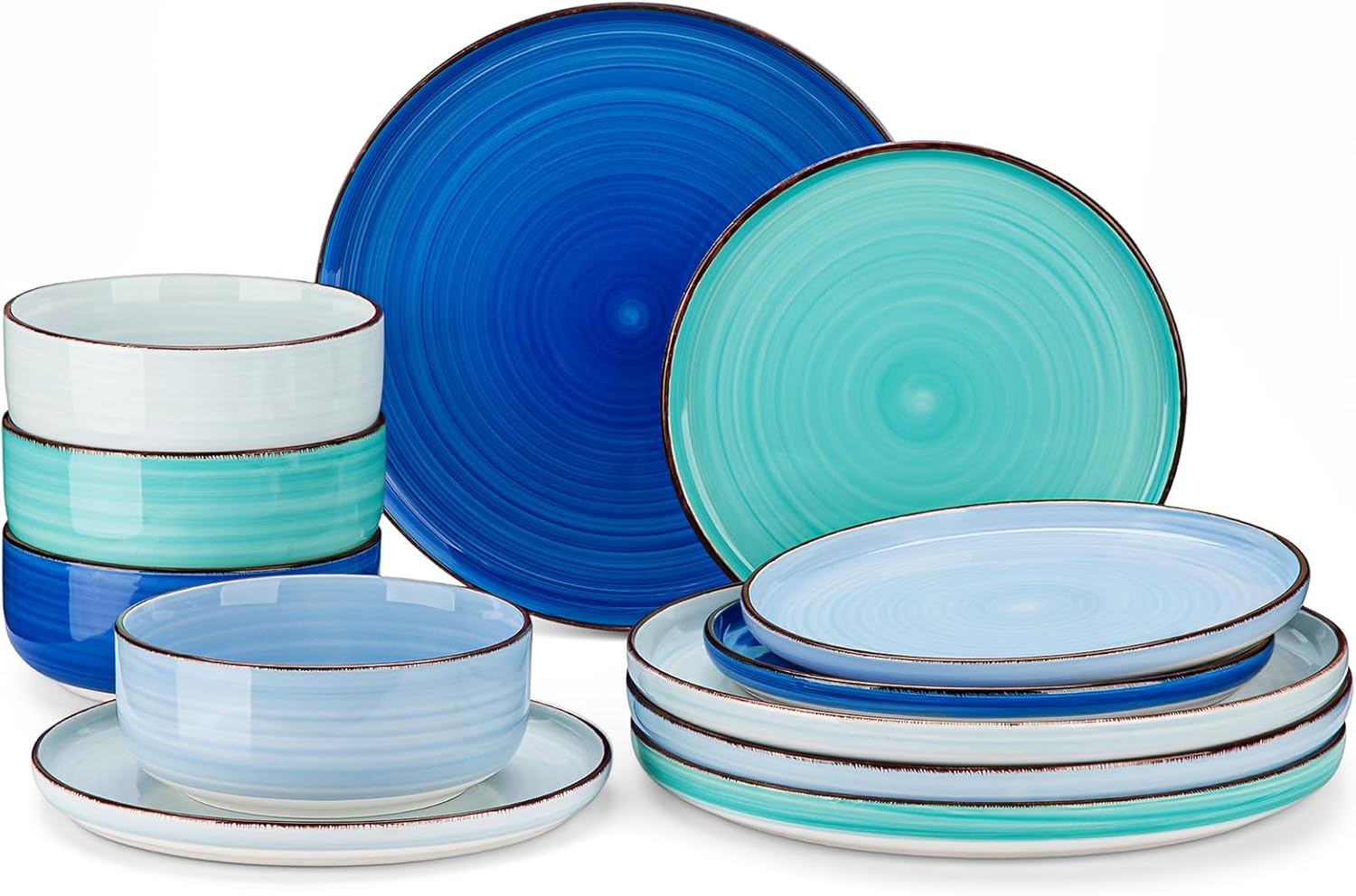vancasso Bonita Blue Dinnerware Set for 4 - 12 Pieces