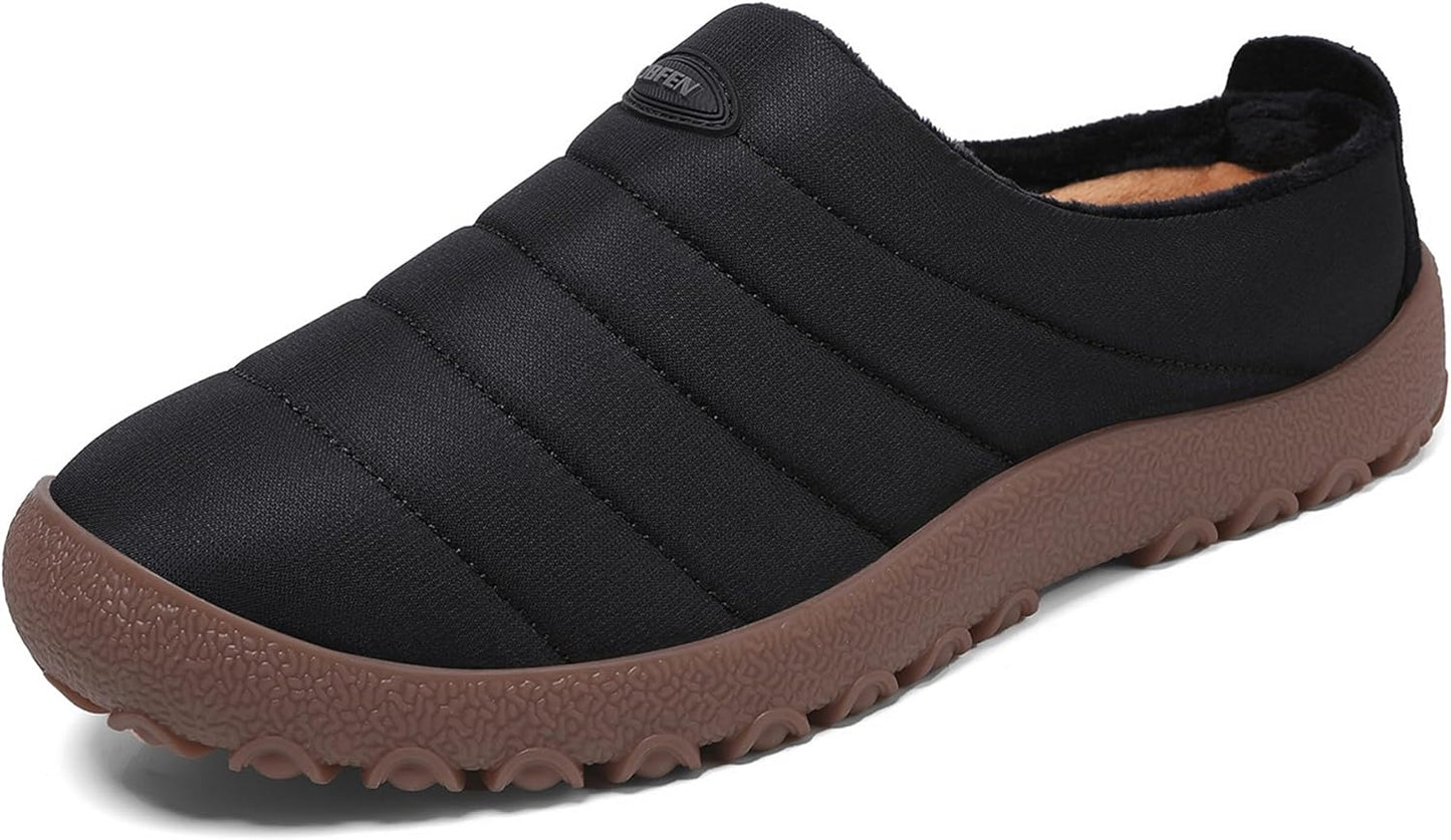 UBFEN Winter Warm Slippers with Fuzzy Plush Lining for All