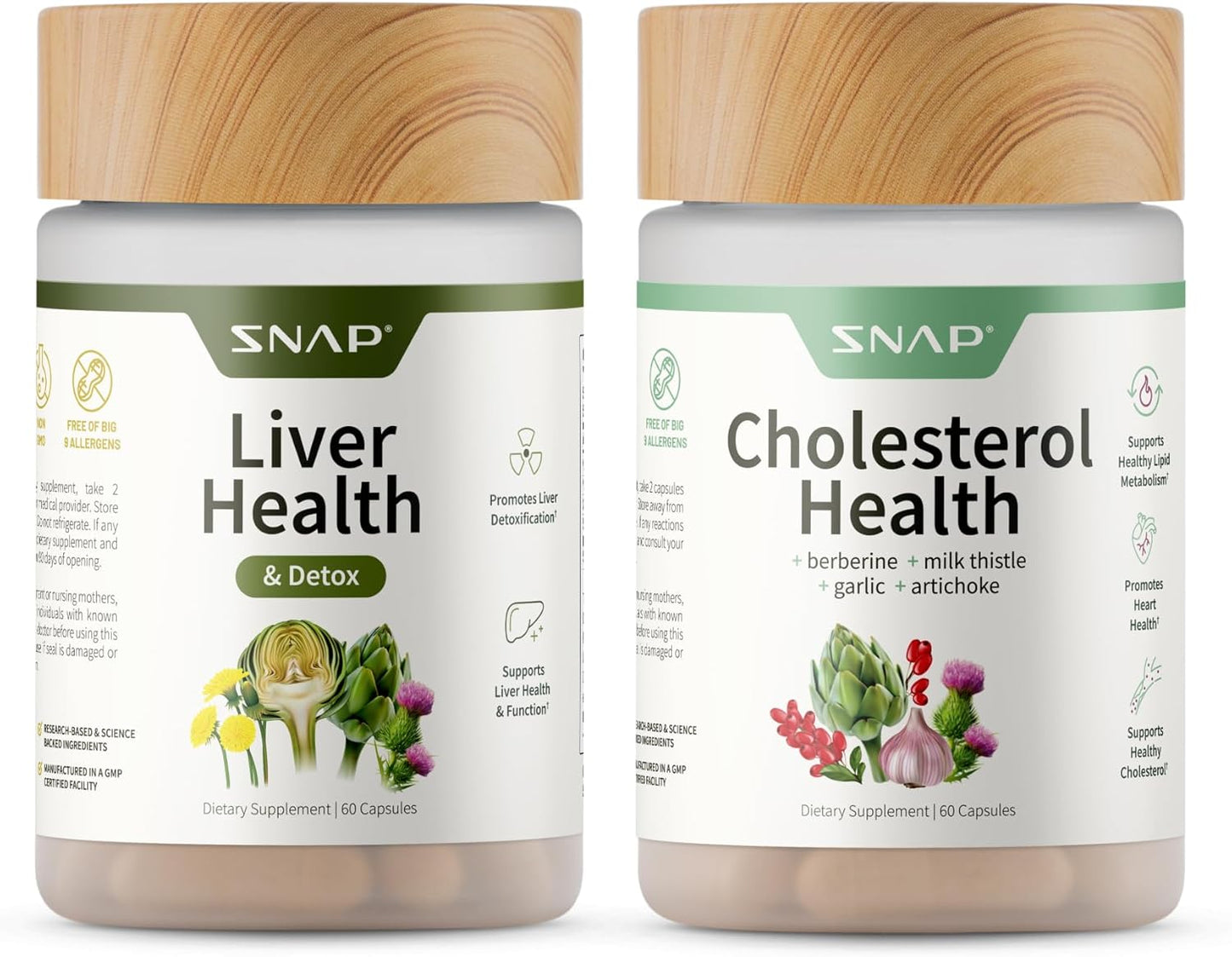 Snap Supplements Liver Health & Detox Bundle for Wellness