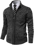 Pioneer Camp Men's Full Zip Cardigan Sweater - Slim Fit Casual