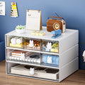 Marbrasse Desk Organizer 3-Tier with 6 Drawers - Clear Space Saver