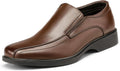 Bruno Marc Men's Square Toe Dress Loafers - Comfortable Formal Easy