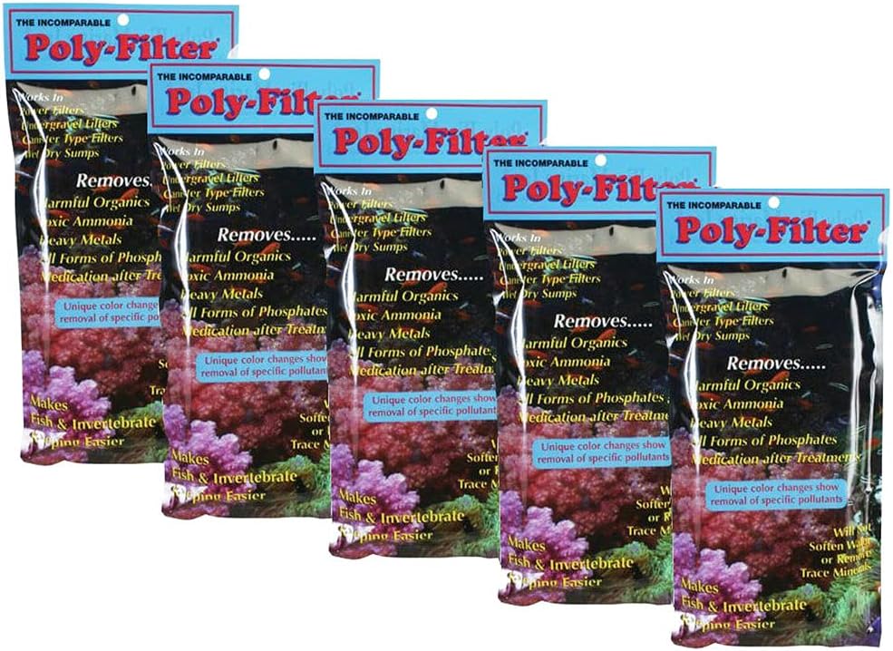 Poly Filter Pad 4in X 8in Five Pack for Optimal Filtration