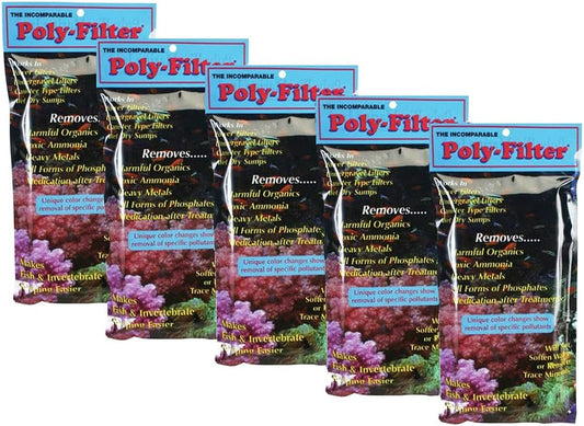 Poly Filter Pad 4in X 8in Five Pack for Optimal Filtration