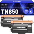 TN850 Black Toner Cartridge 2-Pack High Yield Replacement - Reliable