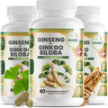 Ginko Biloba & Panax Ginseng Supplement - Memory and Focus Boost