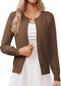 Women's Classic Long Sleeve Knit Cardigan Sweater S-3XL - Lightweight