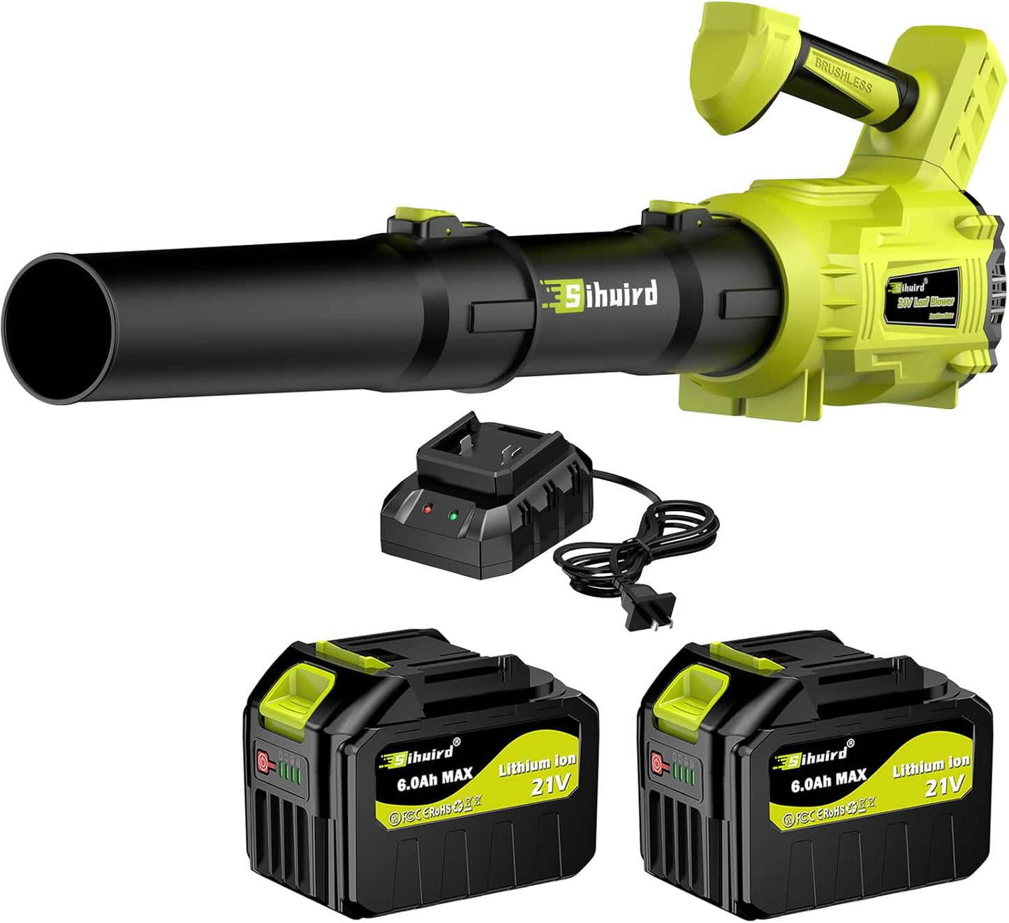 Cordless Leaf Blower with 680CFM and 190MPH Power for Lawn Care