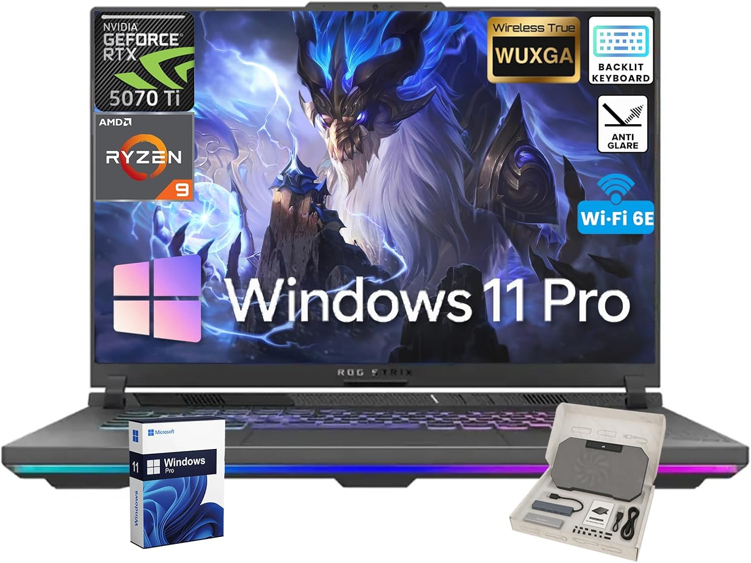 ASUS ROG Strix G16 Gaming Laptop with GeForce RTX 5070 Ti