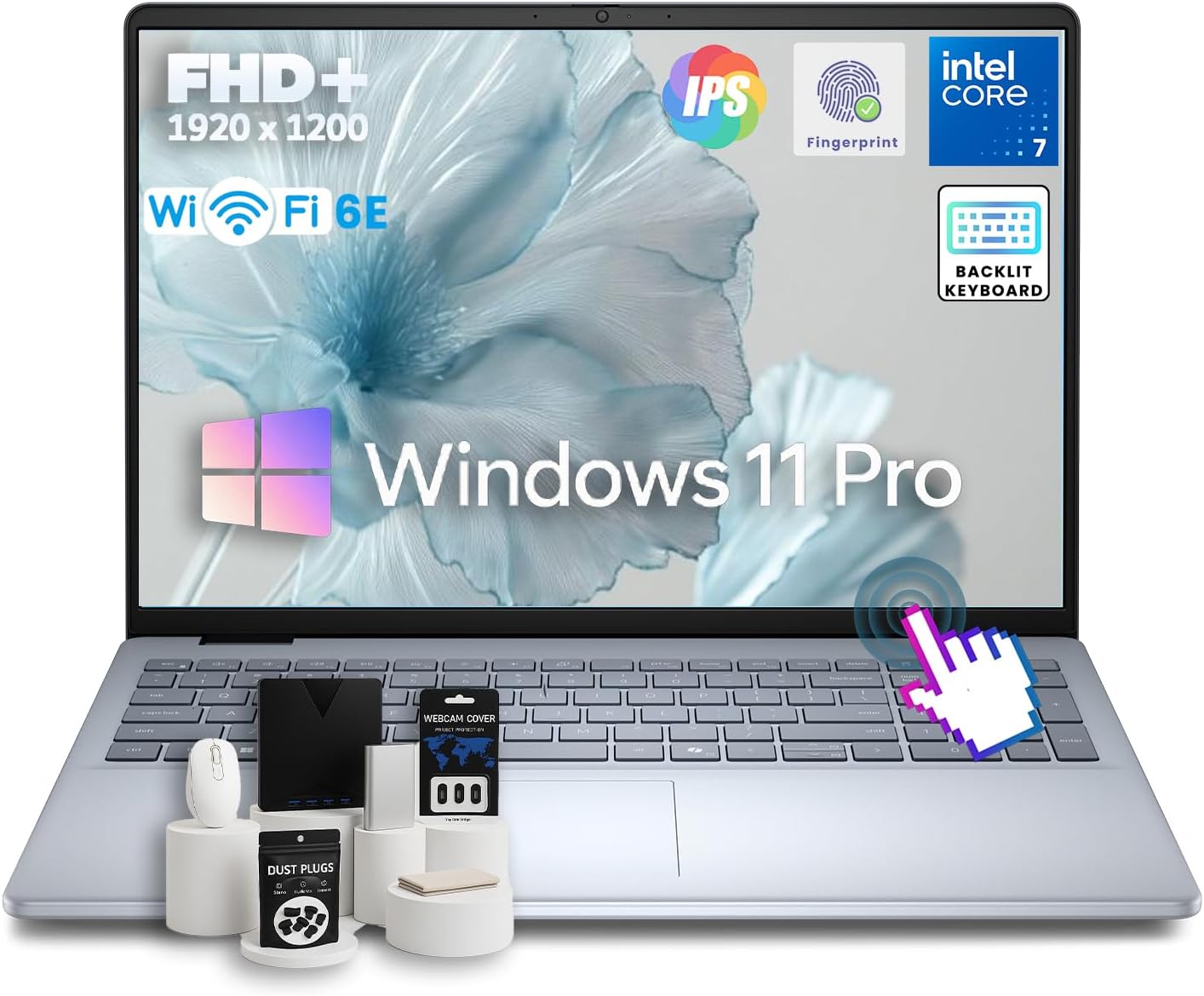 Dell 16 Business Laptop - Powerful 10-Core Performance & Touchscreen