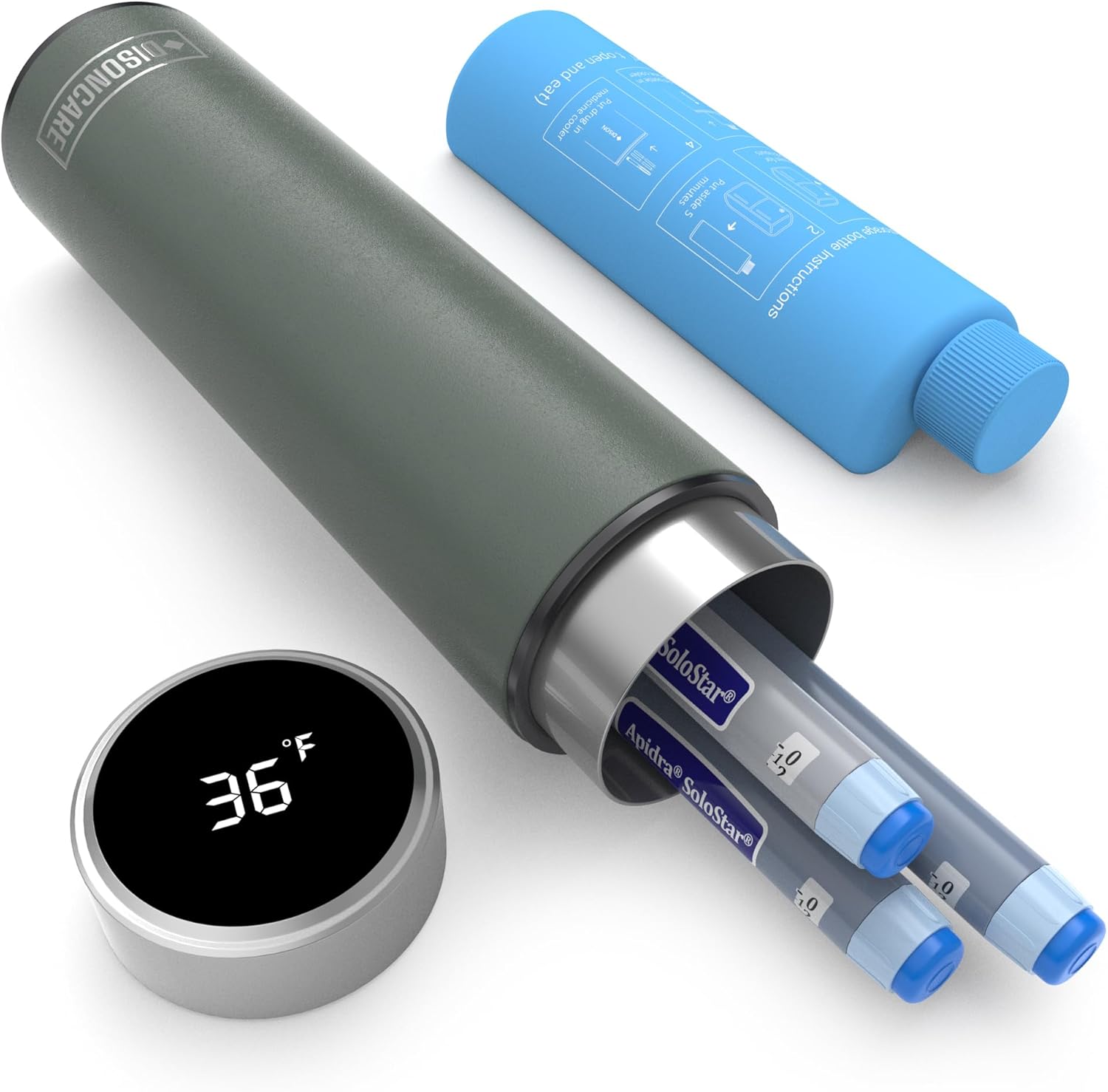 DISONCARE Odyssey 60H Insulin Cooler for Safe Medication Travel