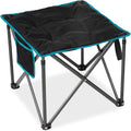 FUNDANGO Folding Camping Stool 18.1 in Oversized Foot Rest - Heavy