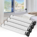 Window Security Bar Adjustable 11in-18in - Compact Sliding Window Lock