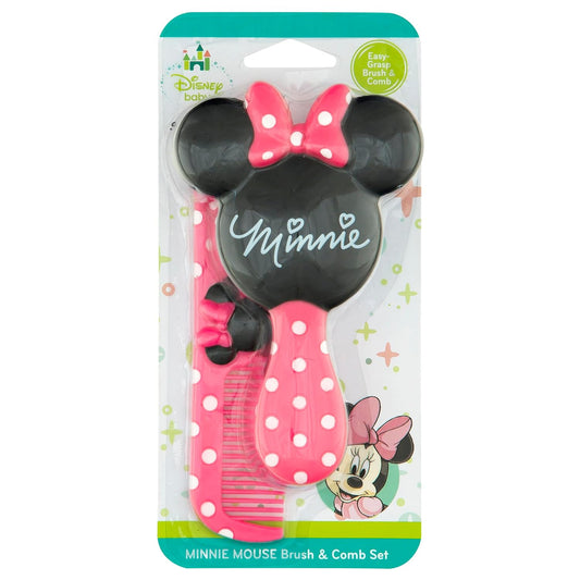 Minnie Mouse Hair Brush & Comb Set ~Gentle Styling