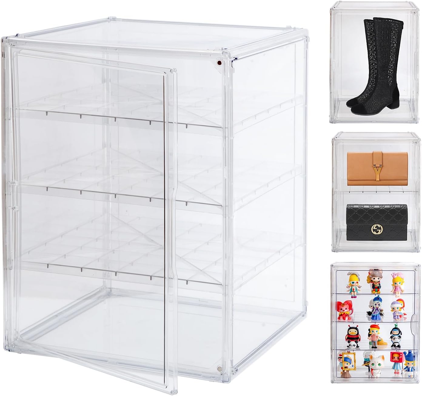 3X-Large Acrylic Display Case for Handbags and Collectibles