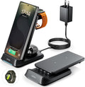 Kpon 3-in-1 Foldable Wireless Charging Station - Fast Case-Friendly
