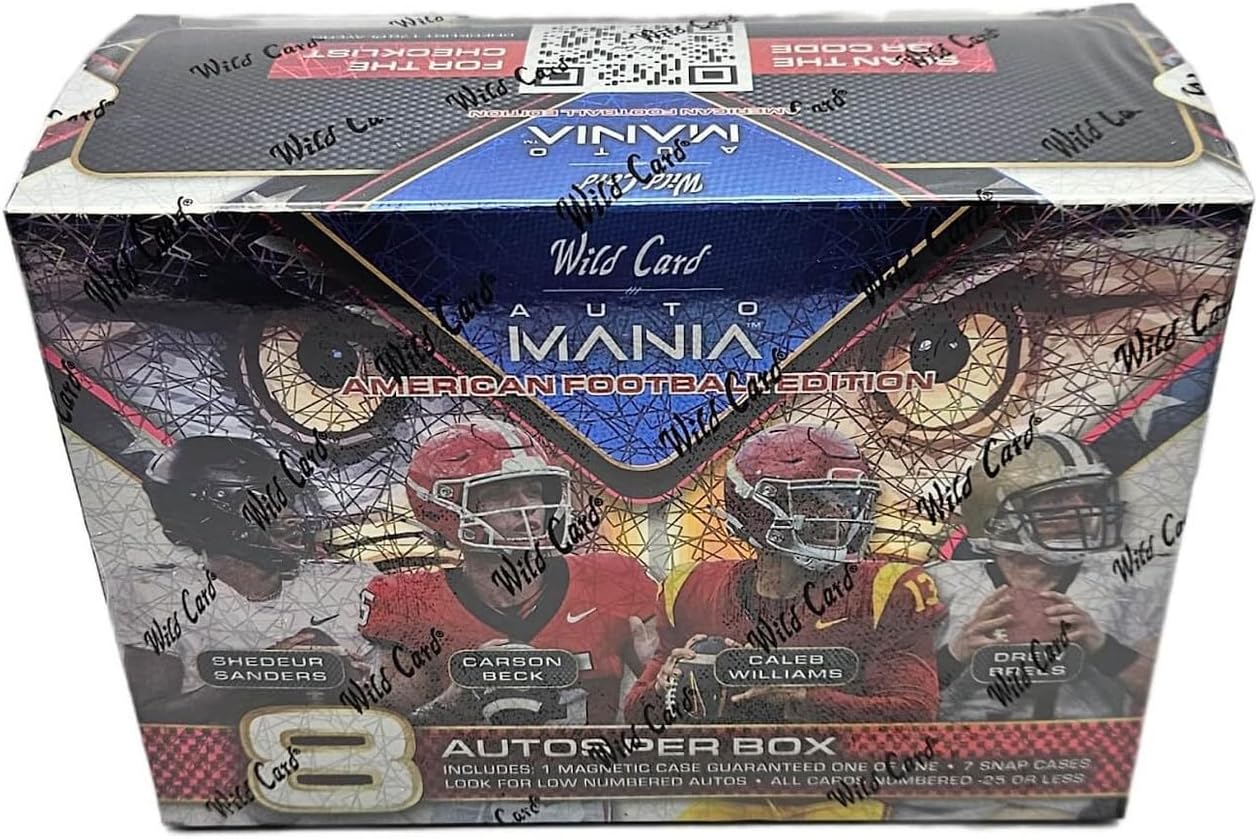 2024 Wild Card Auto Mania Football Edition Hobby Box Review