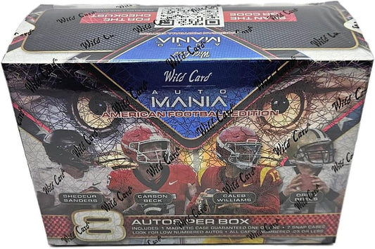 2024 Wild Card Auto Mania Football Edition Hobby Box Review