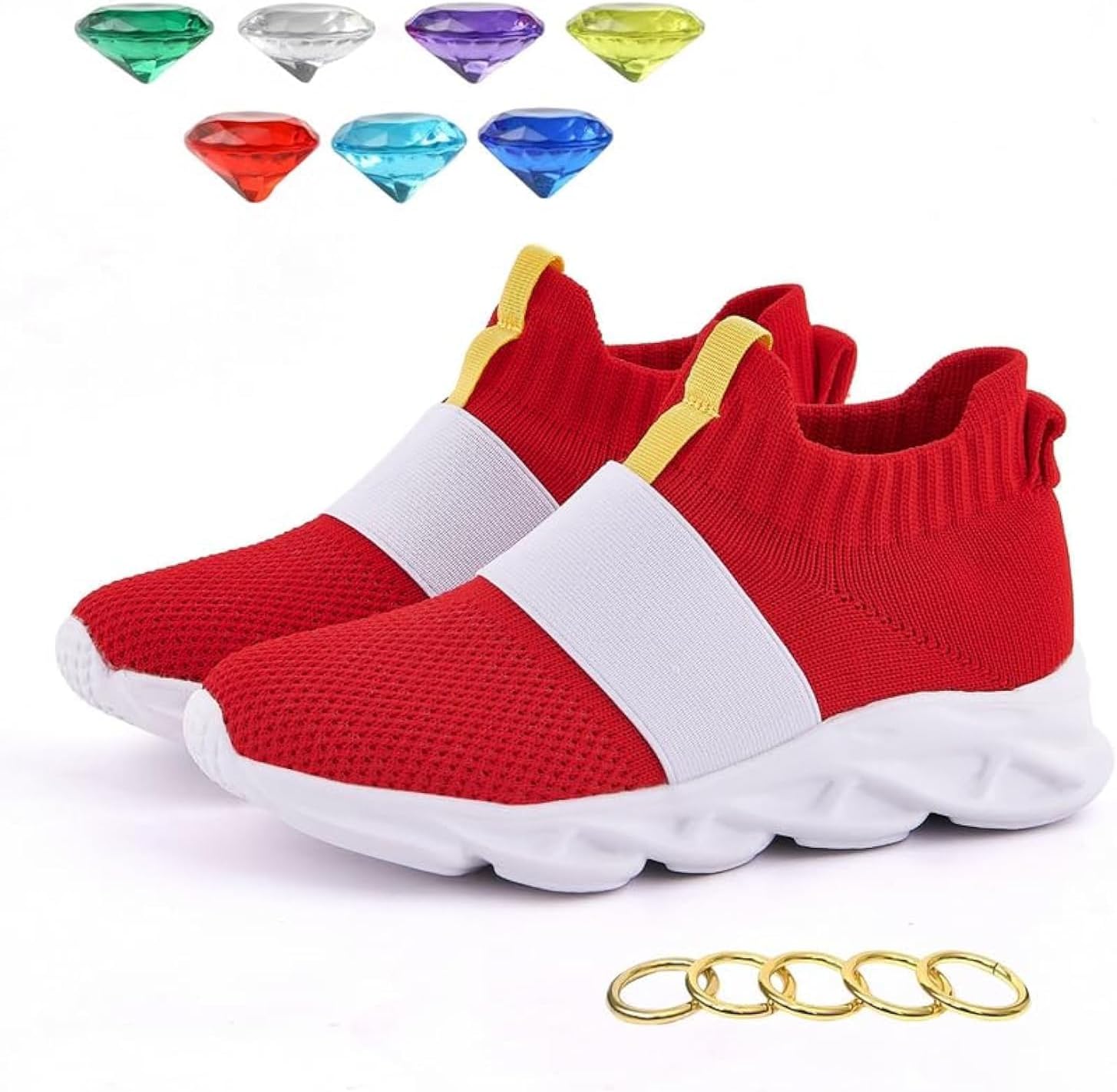 Boys Sneakers Shoes for Kids Red Birthday Fashion Walking Shoes