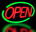 BritTech 24in x 12in Ultra Bright LED OPEN Sign - Remote Controlled