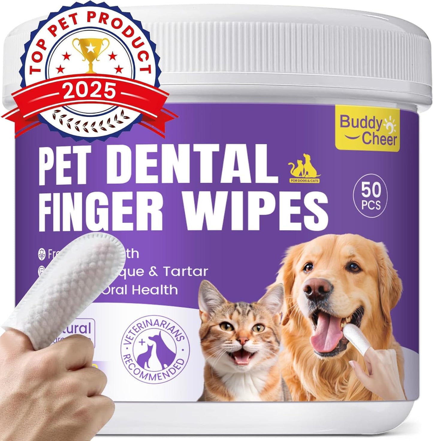 Plaque-Busting Dental Care Kit for Pets - 50ct