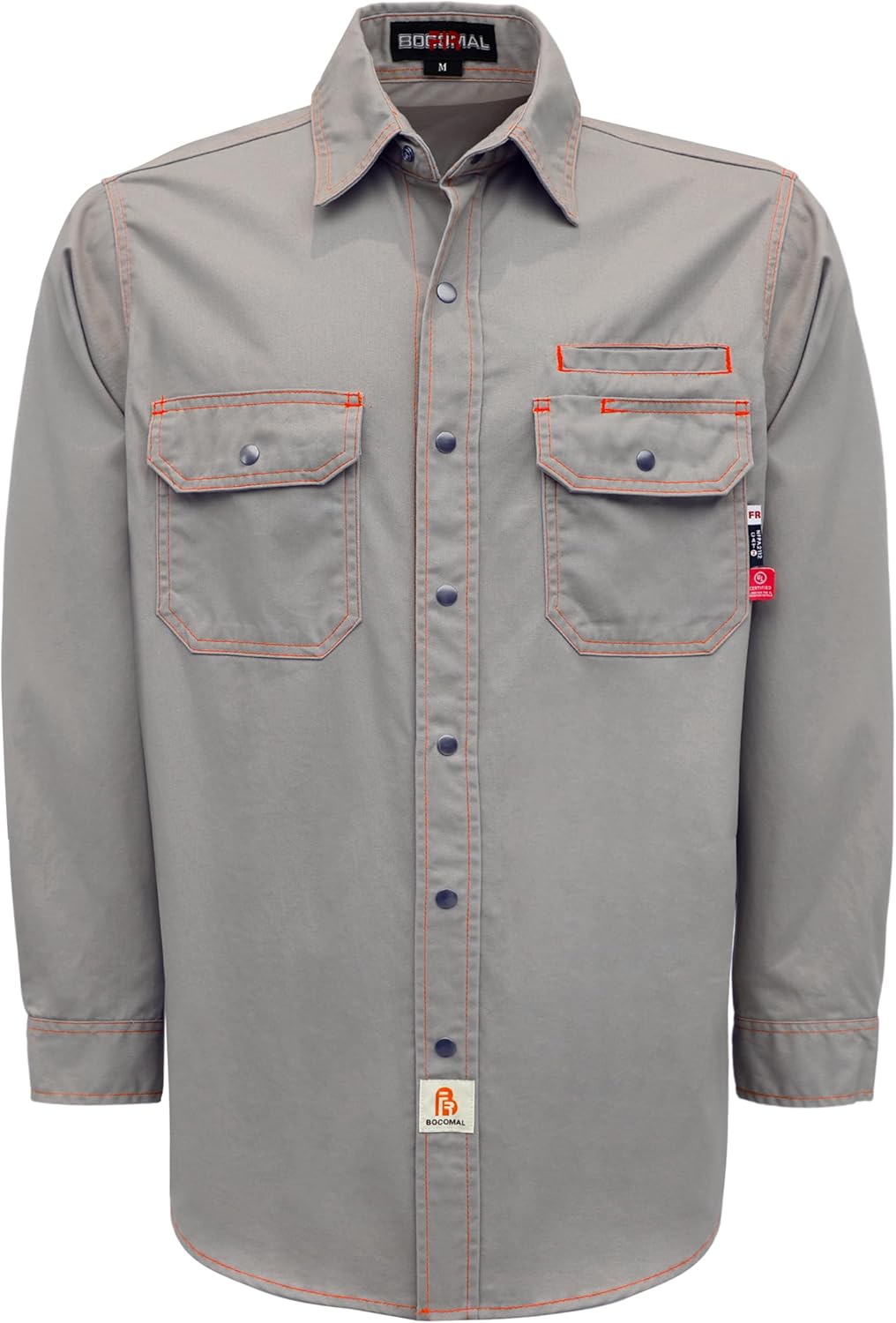 BOCOMAL FR Shirts for Men: Water Repellent Welding Jackets