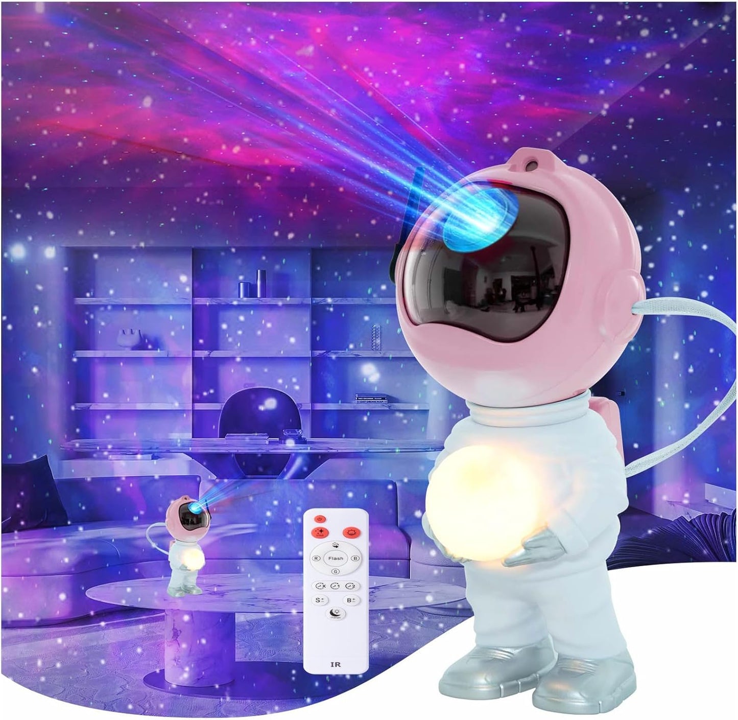Galaxy Astronaut Projector: Aesthetic Kids Room Decor