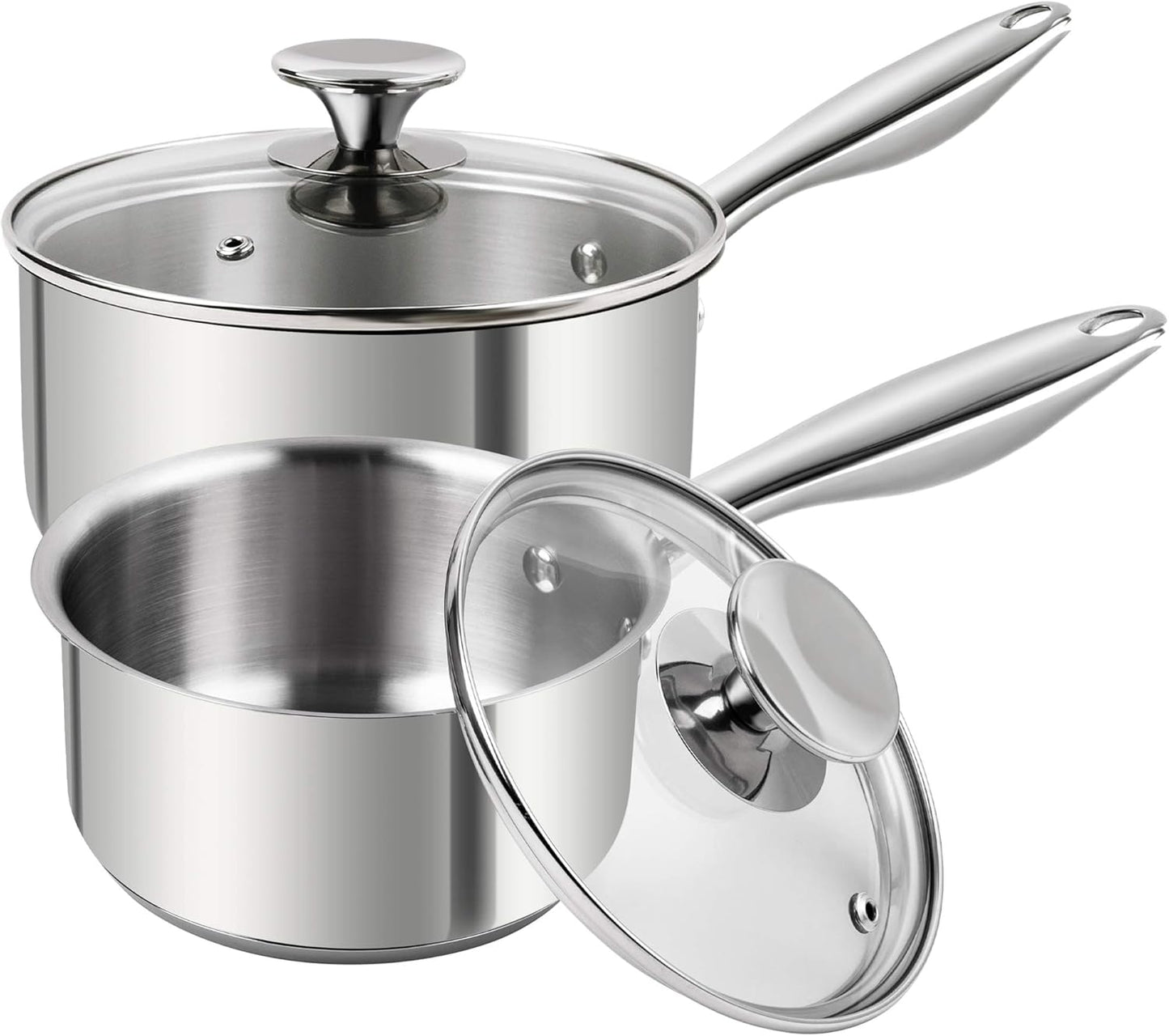 MICHELANGELO Stainless Steel Saucepan Set for Every Kitchen