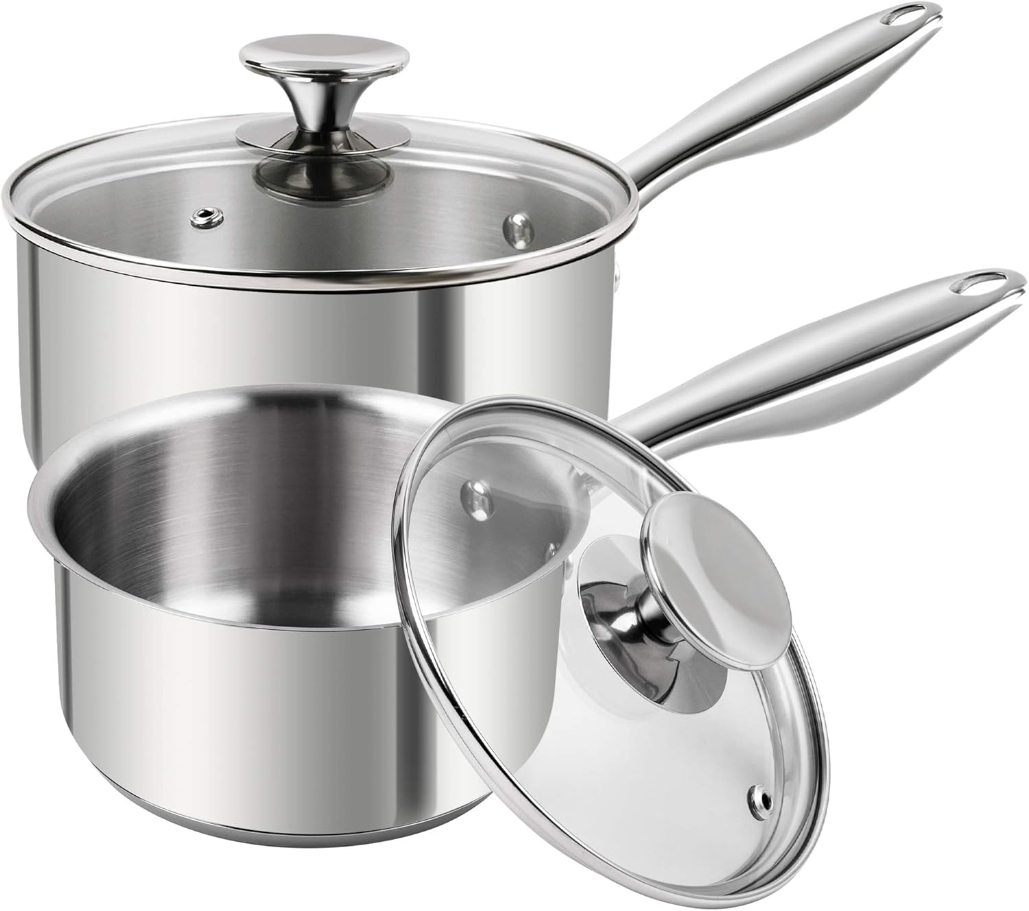 MICHELANGELO Stainless Steel Saucepan Set for Every Kitchen