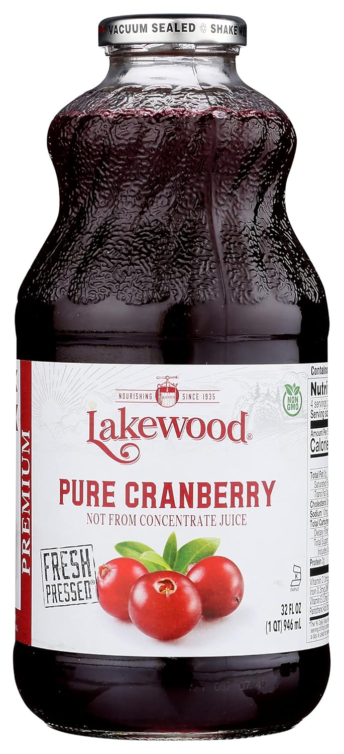Lakewood PURE Cranberry Juice - 100% Organic and Delicious