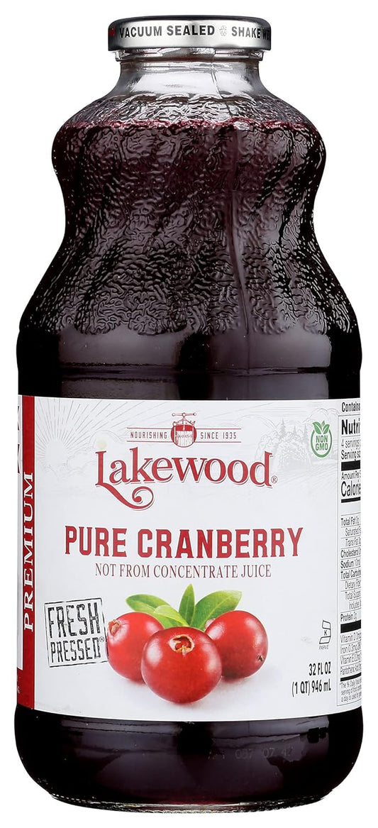 Lakewood PURE Cranberry Juice - 100% Organic and Delicious